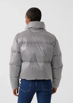 Doudoune Grand Froid esprit puffer Noir/Banc Alicia Multico