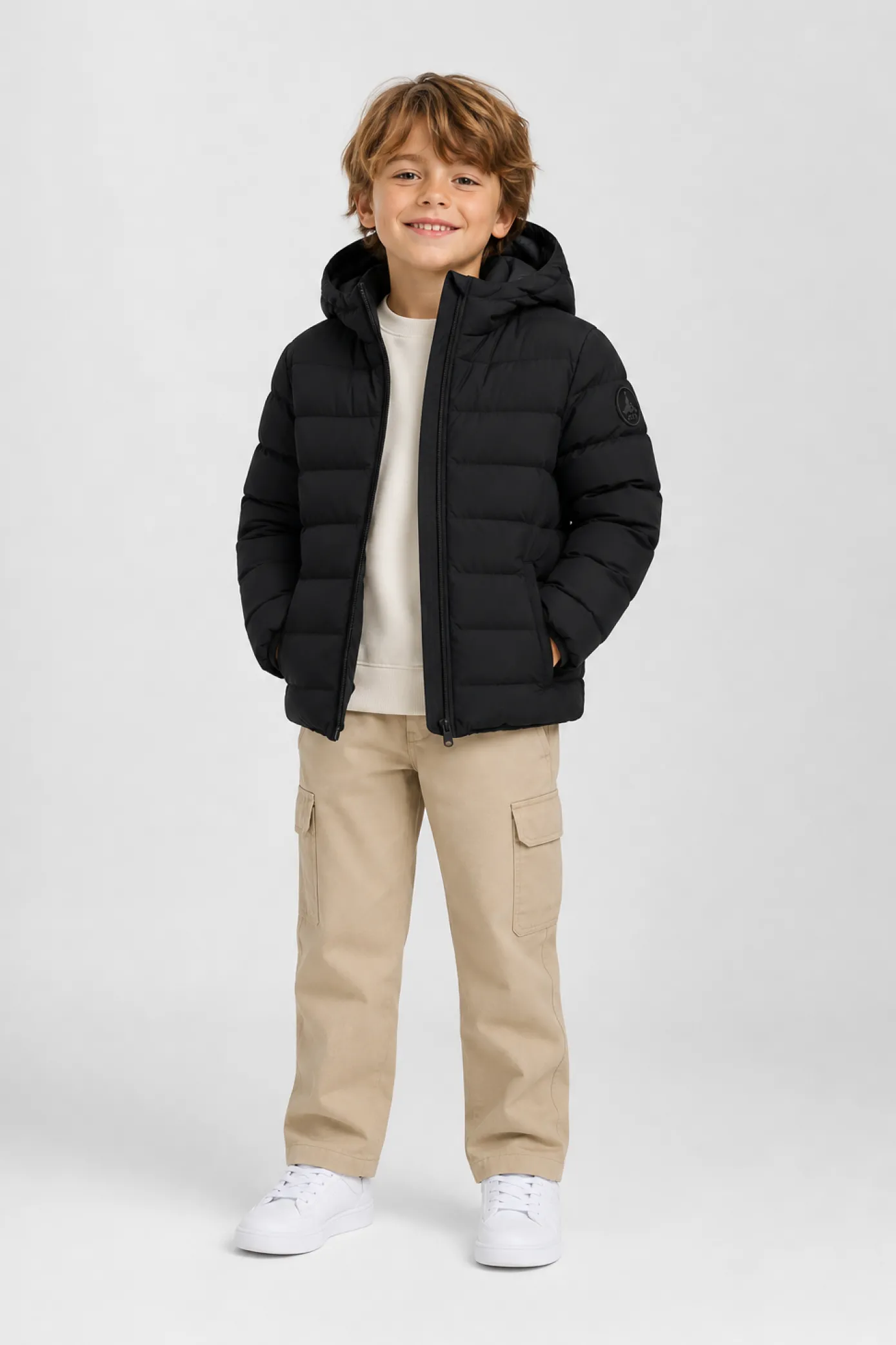 Doudoune Grand Froid mat enfant Noir Kelmo