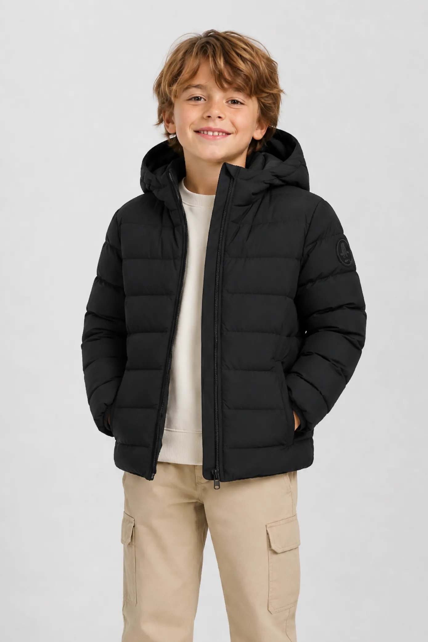 Doudoune Grand Froid mat enfant Noir Kelmo