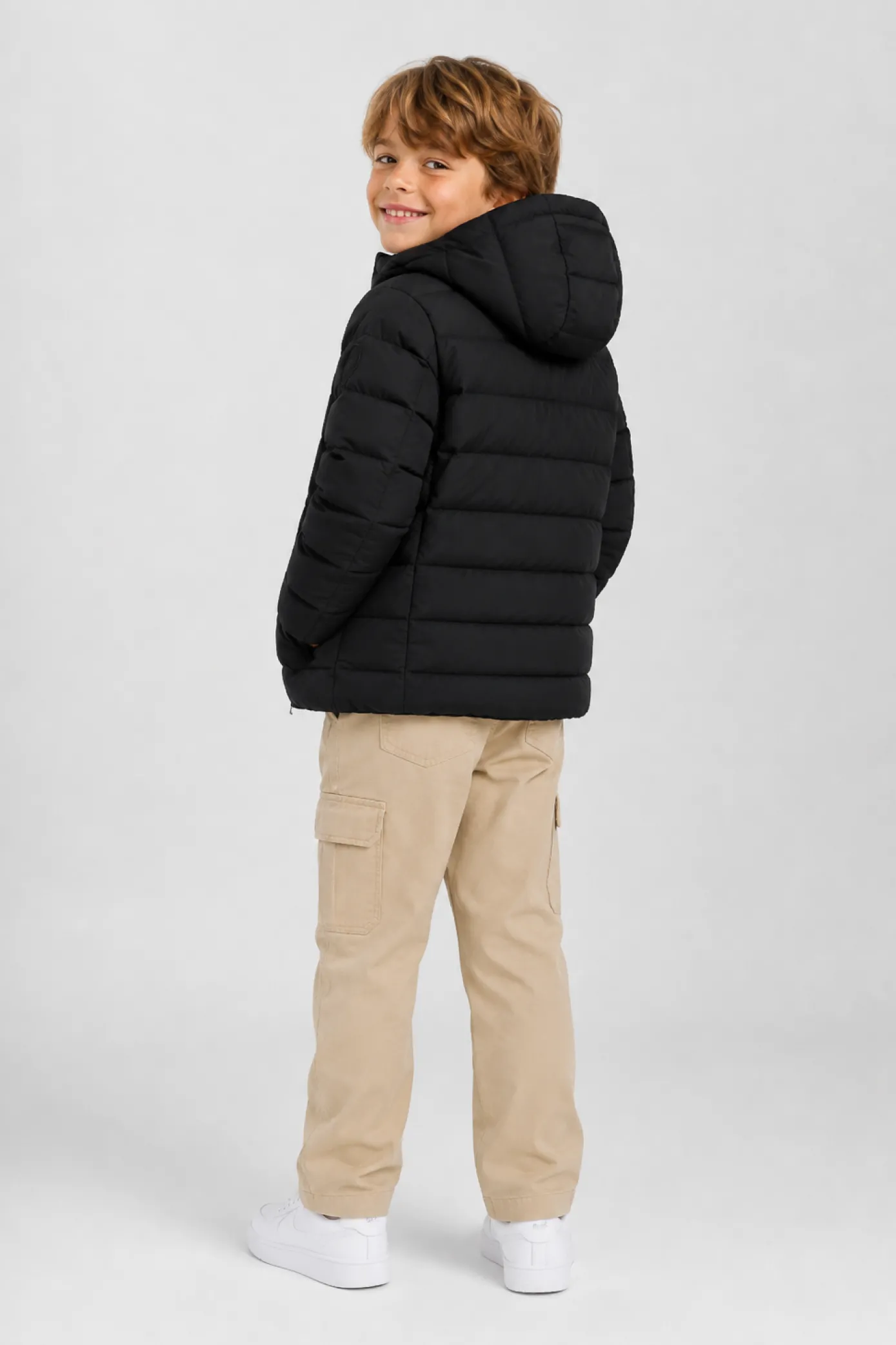 Doudoune Grand Froid mat enfant Noir Kelmo
