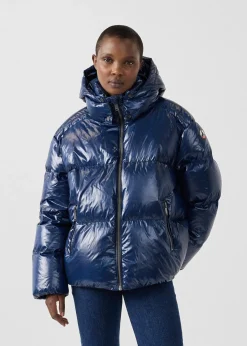Doudoune Grand Froid puffer Marine Quinn shiny