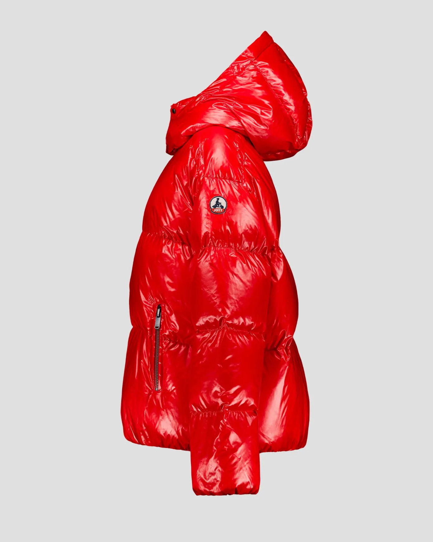 Doudoune Grand Froid puffer Rouge carmin Quinn shiny