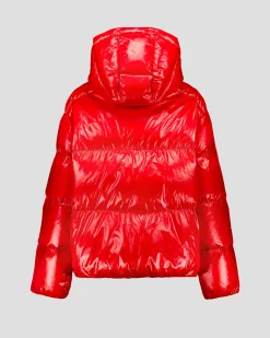 Doudoune Grand Froid puffer Rouge carmin Quinn shiny