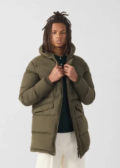 Doudoune Grand Froid stretch mi-longue Army Scott