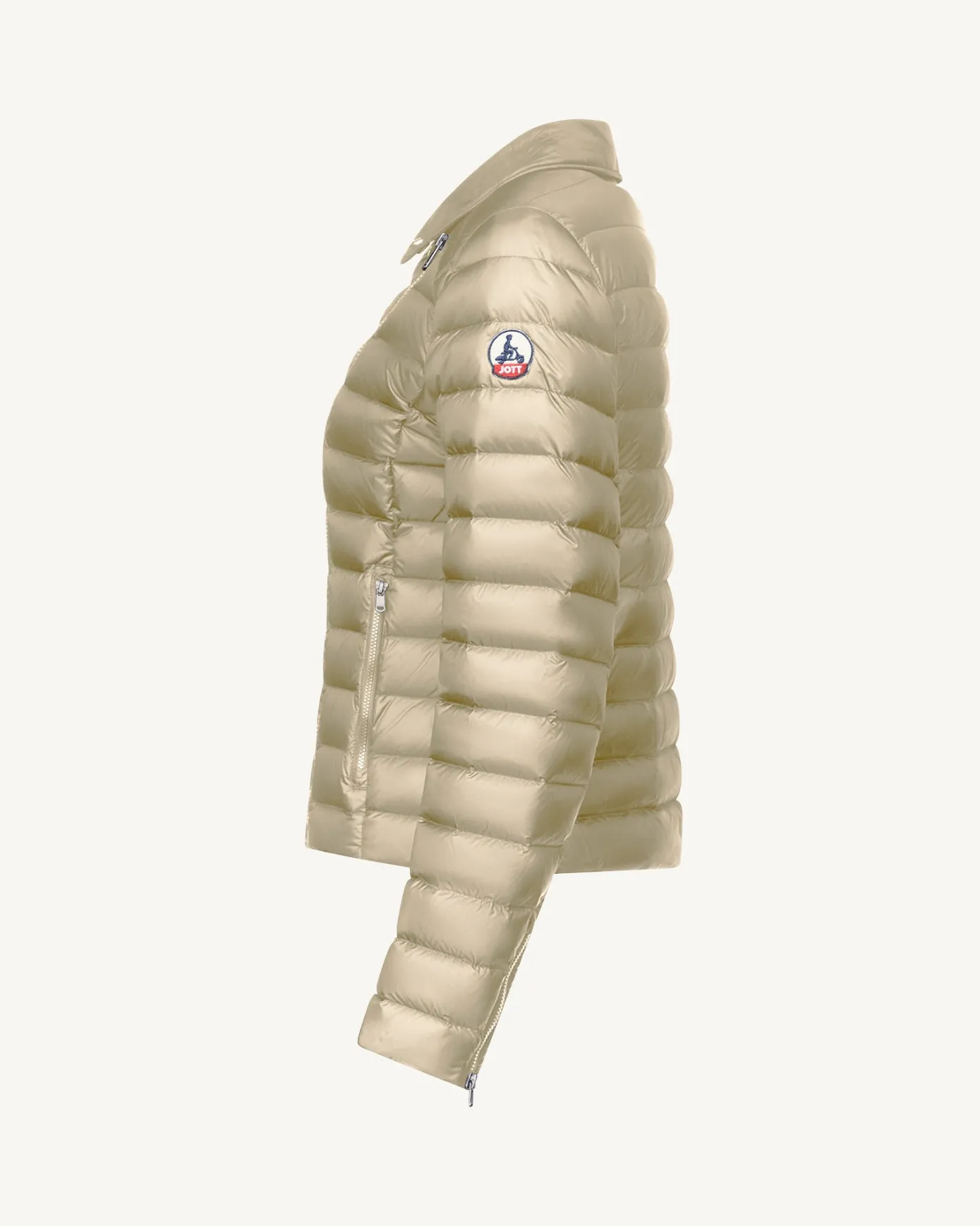 Doudoune inspiration perfecto Beige Emily