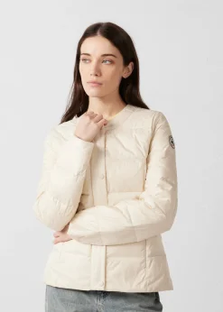 Doudoune inspirée tailleur Naturel Christy