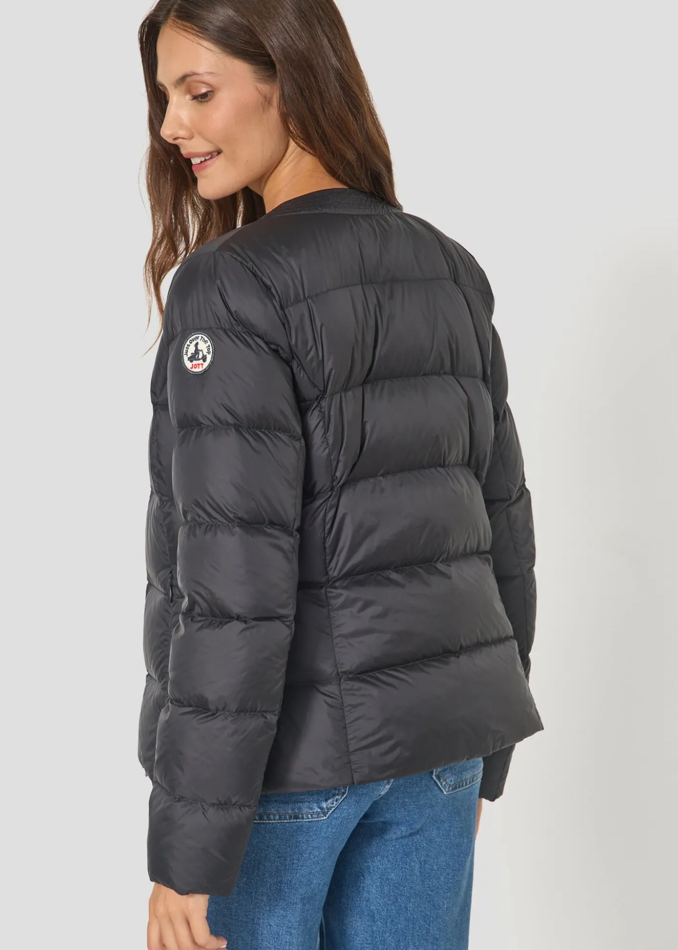 Doudoune inspirée tailleur Noir Christy