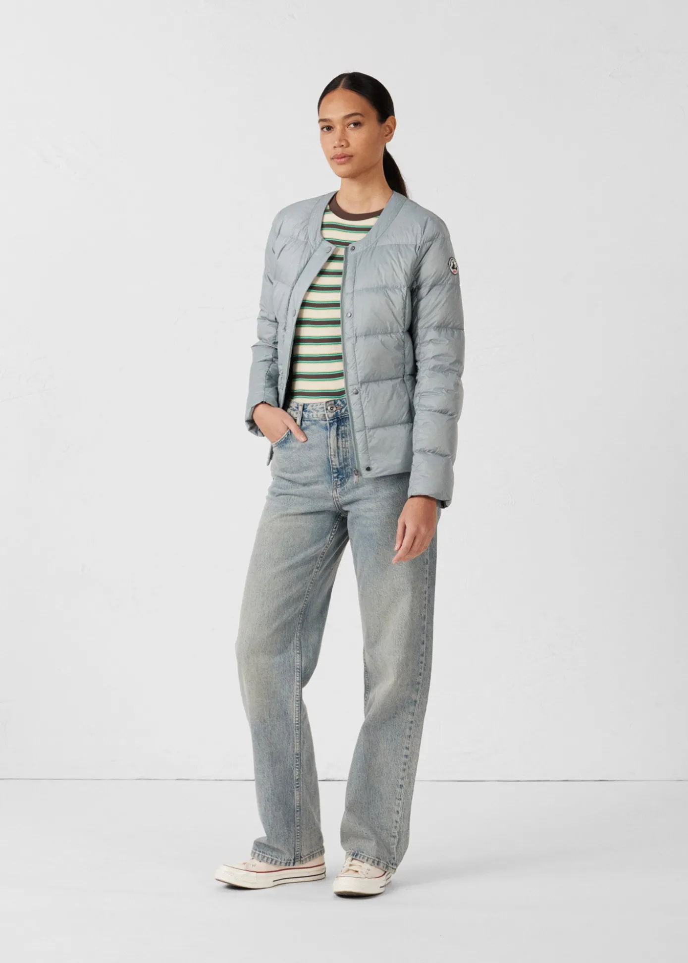 Doudoune inspirée tailleur Roche lunaire Christy