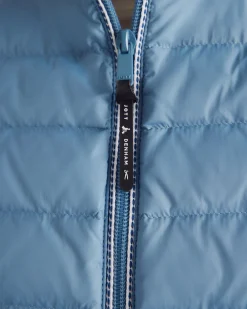 Doudoune légère avec détails en denim Bleu délavé Flight WNW JOTT x DENHAM