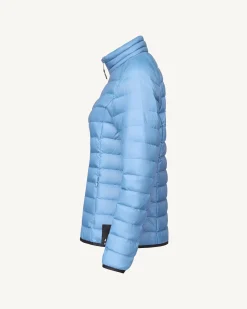 Doudoune légère avec détails en denim Bleu délavé Flight WNW JOTT x DENHAM