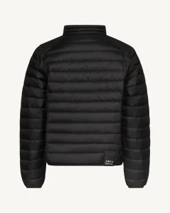 Doudoune légère avec détails en denim noir Flight MNW JOTT x DENHAM