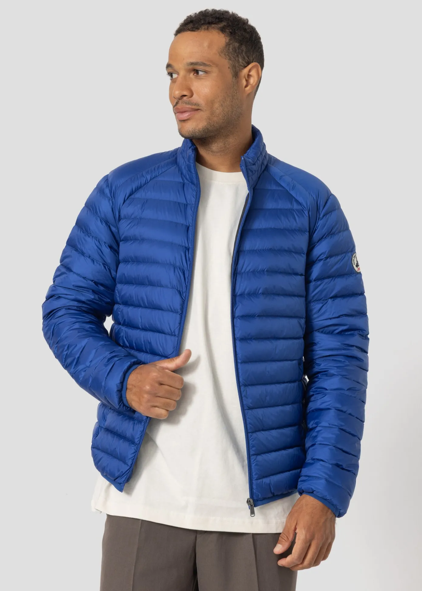 Doudoune légère Bleu cobalt Mat