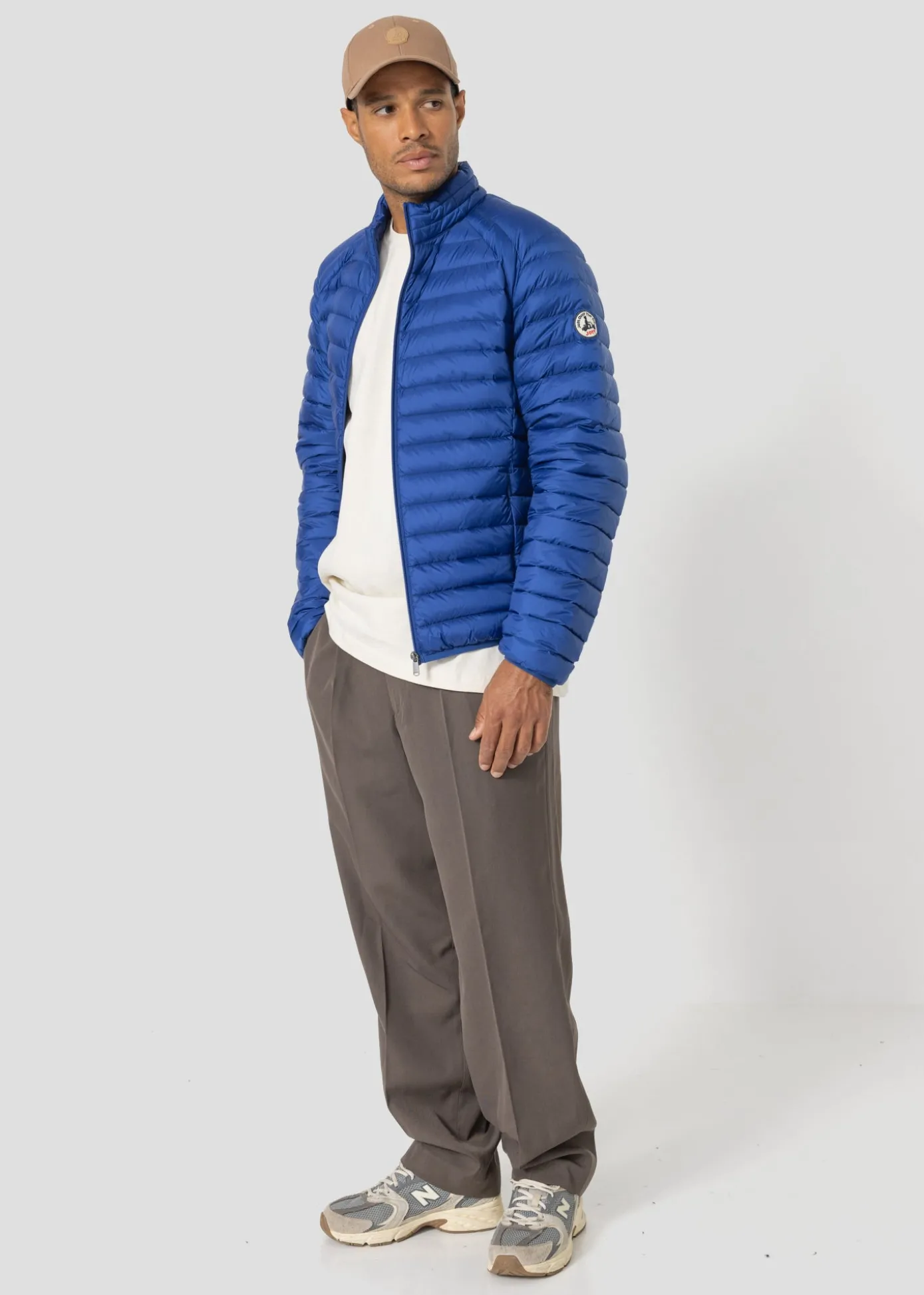 Doudoune légère Bleu cobalt Mat