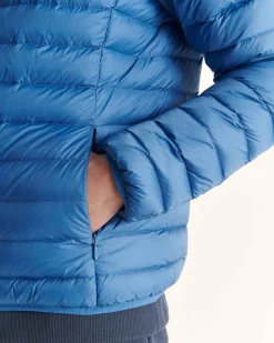 Doudoune légère Bleu denim Mat