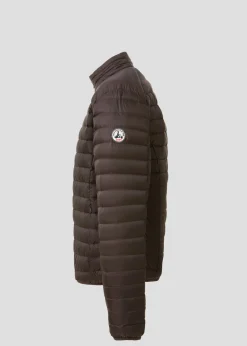 Doudoune légère Café noir Mat