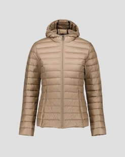 Doudoune légère à capuche Beige Cloe