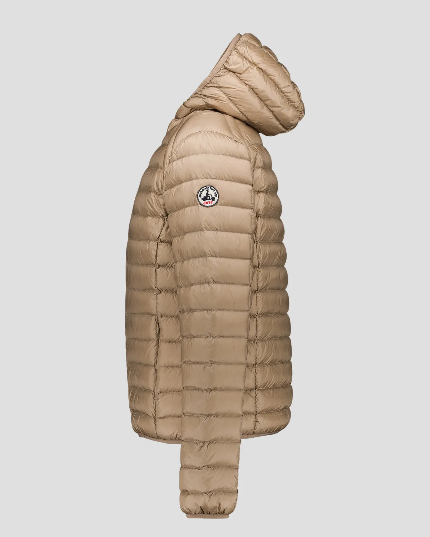Doudoune légère à capuche Beige Nico