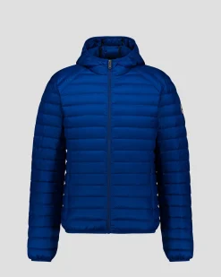 Doudoune légère à capuche Bleu cobalt Nico