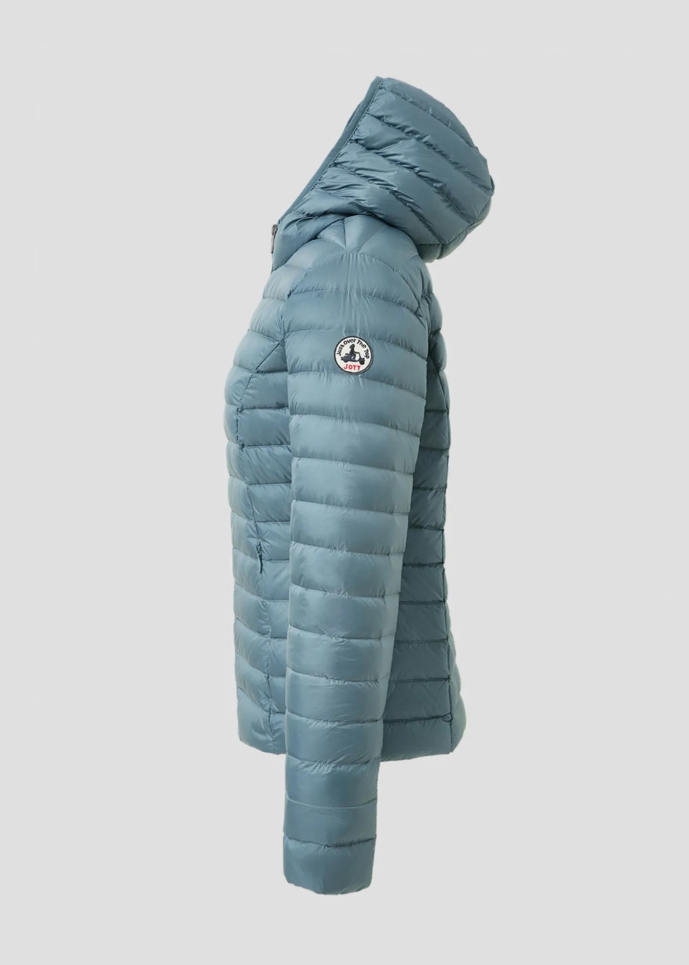 Doudoune légère à capuche Bleu tempête Cloe
