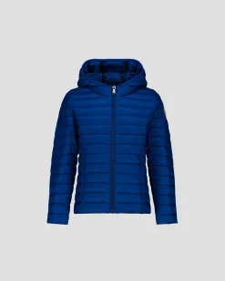 Doudoune légère à capuche enfant Bleu cobalt Carla