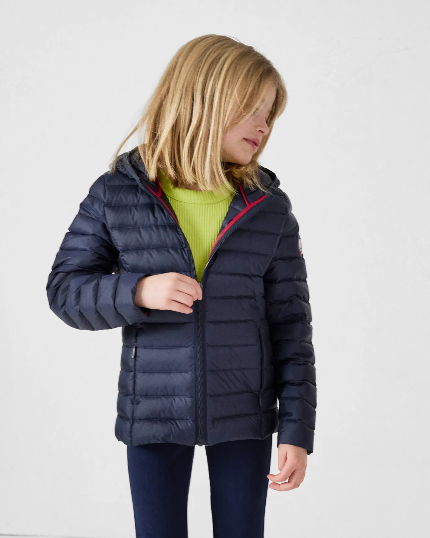 Doudoune légère à capuche enfant Marine Carla
