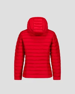 Doudoune légère à capuche enfant Rouge carmin Carla