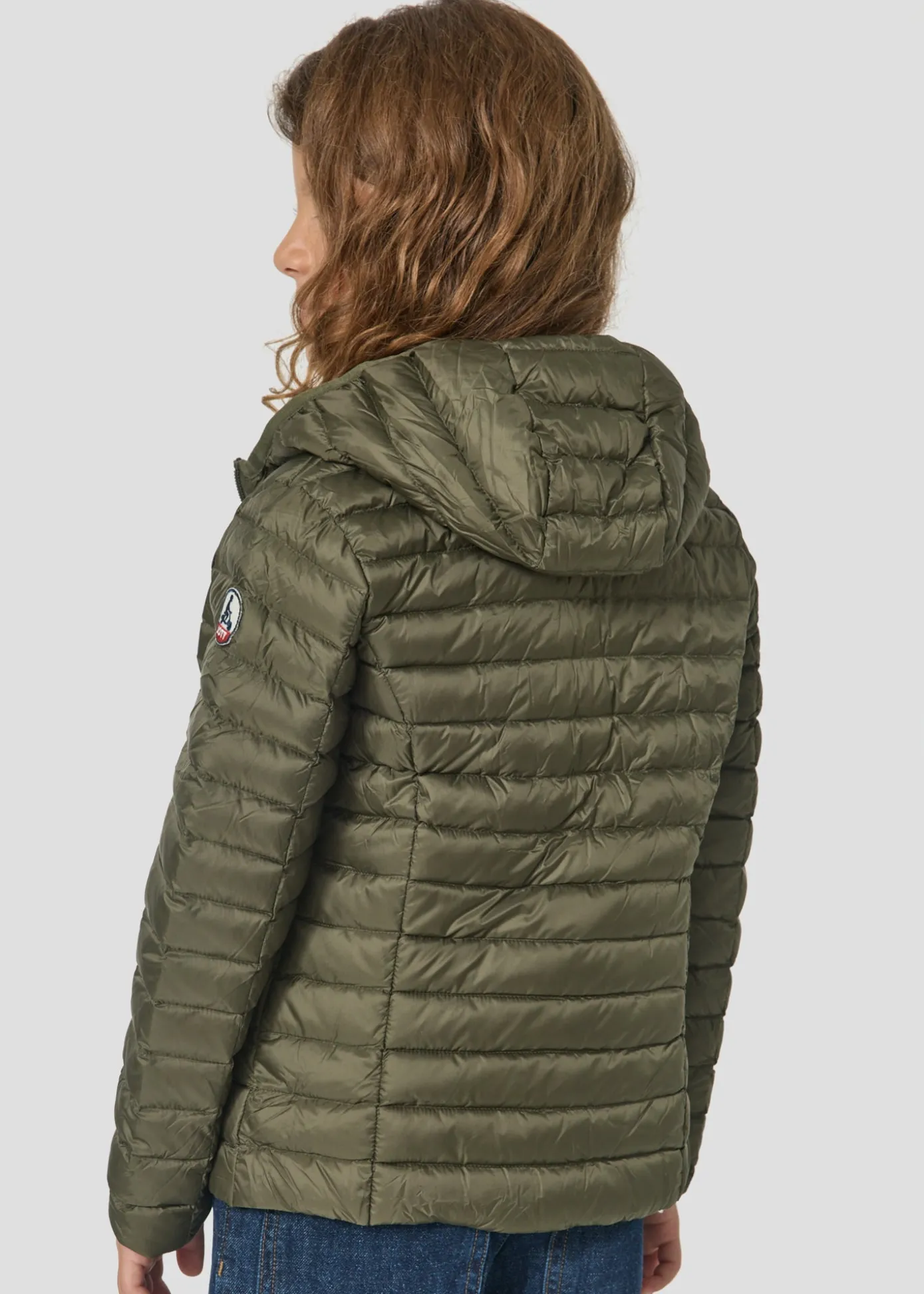 Doudoune légère à capuche enfant Army Carla