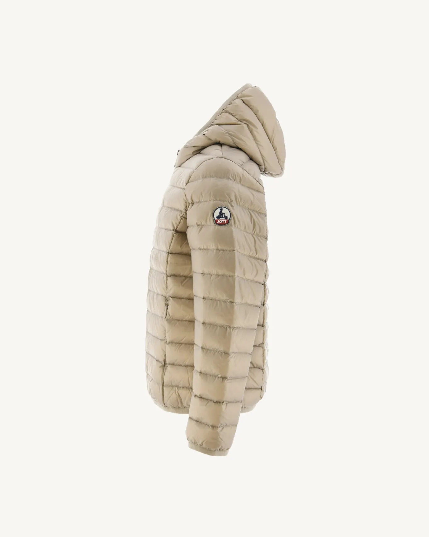 Doudoune légère à capuche enfant Beige Hugo