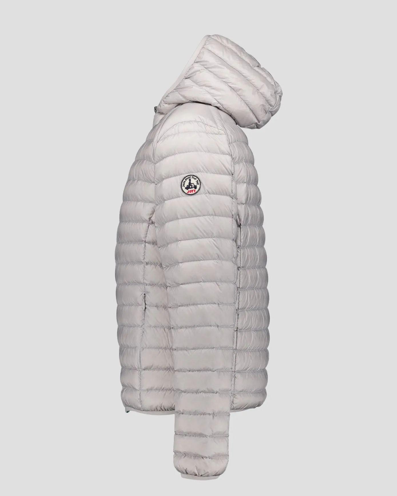 Doudoune légère à capuche Gris glace Nico