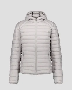 Doudoune légère à capuche Gris glace Nico
