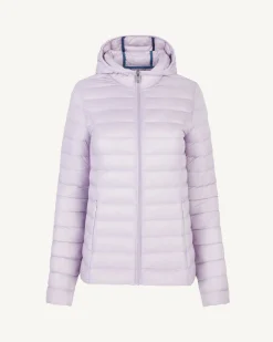 Doudoune légère à capuche Mauve pâle Cloe