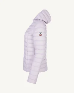 Doudoune légère à capuche Mauve pâle Cloe