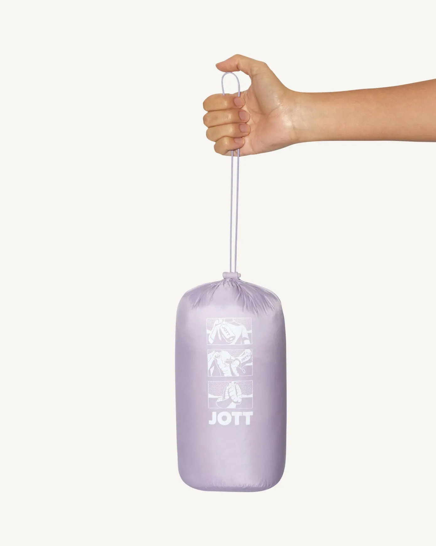 Doudoune légère à capuche Mauve pâle Cloe