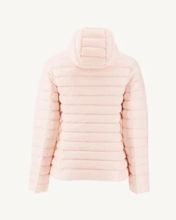Doudoune légère à capuche Rose pale Cloe