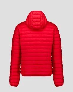 Doudoune légère à capuche Rouge carmin Nico