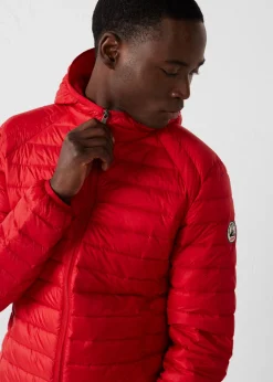 Doudoune légère à capuche Rouge carmin Nico