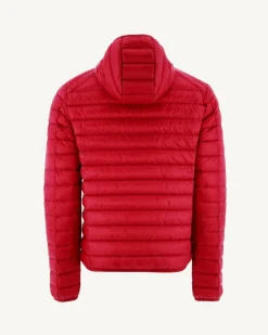 Doudoune légère à capuche Rouge Nico