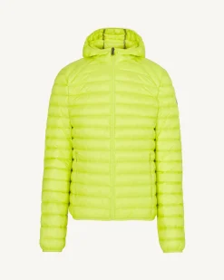 Doudoune légère à capuche Vert acide Nico