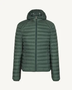 Doudoune légère à capuche Vert céladon Nico
