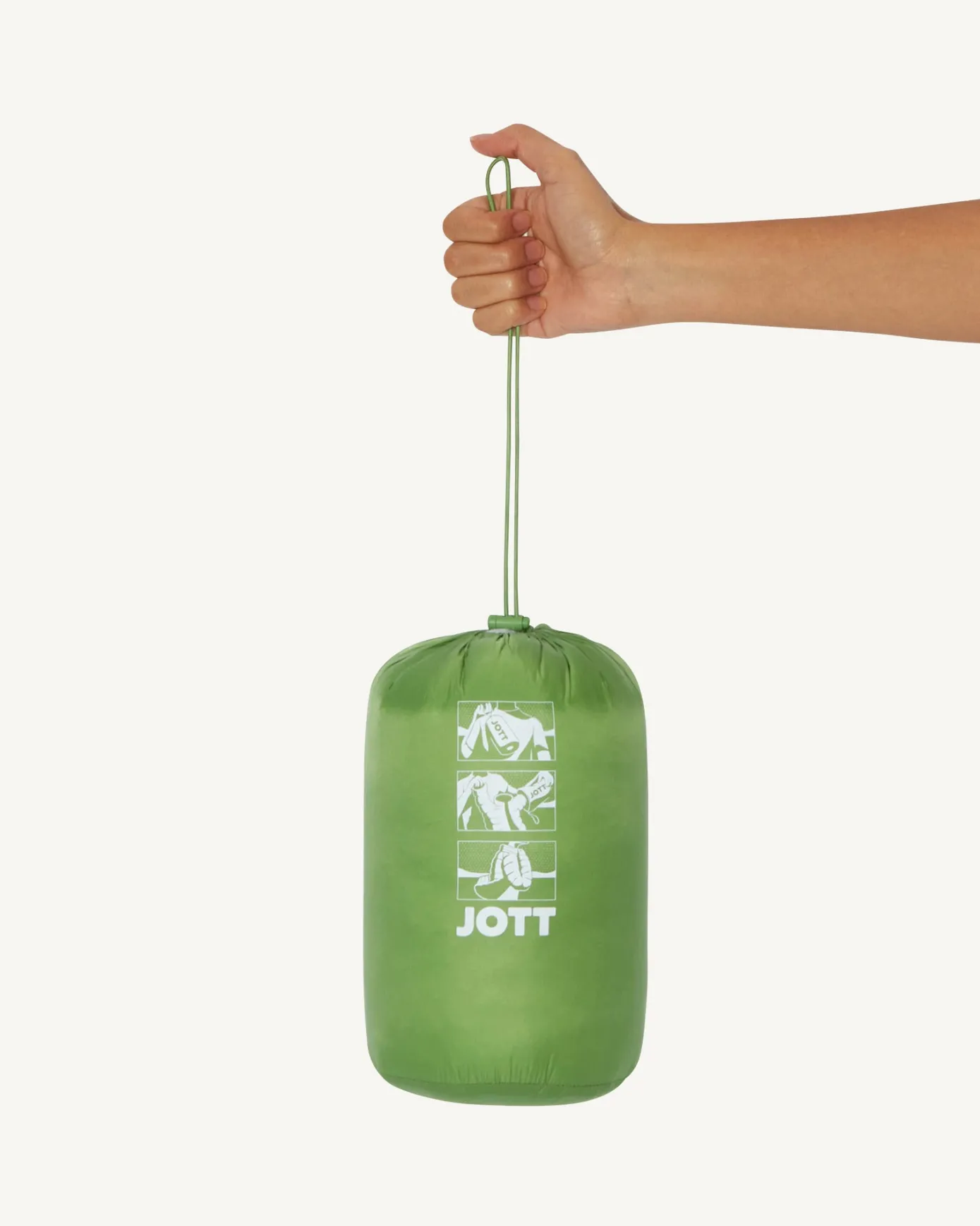 Doudoune légère à capuche Vert fougère Nico