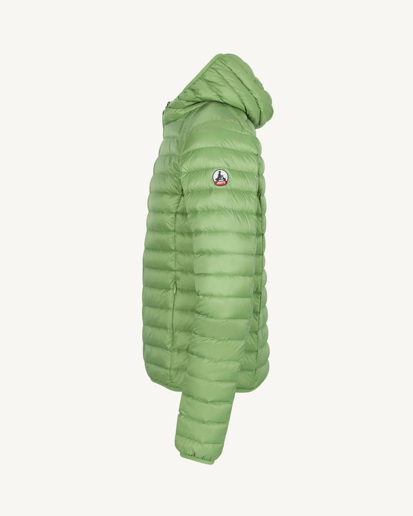 Doudoune légère à capuche Vert fougère Nico