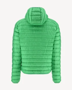 Doudoune légère à capuche Vert Nico