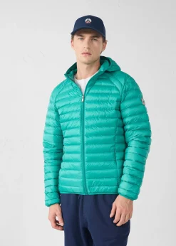 Doudoune légère à capuche Vert persan Nico