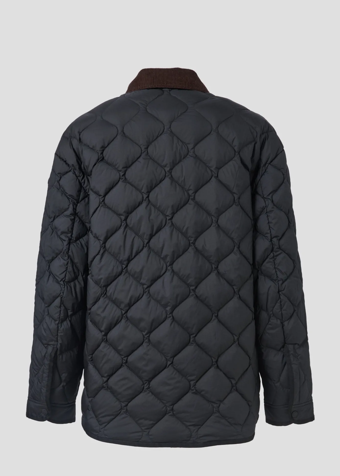 Doudoune légère col chemise Noir Echo