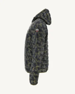 Doudoune légère Print militaire Nico