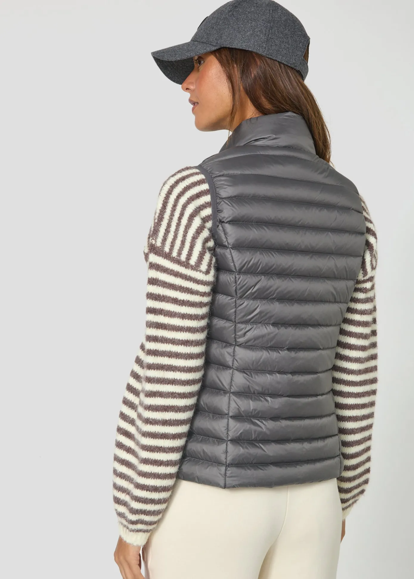 Doudoune légère sans manches Anthracite Seda