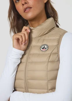 Doudoune légère sans manches Beige Seda