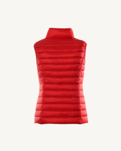 Doudoune légère sans manches Rouge Seda