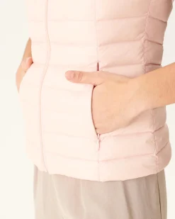 Doudoune légère sans manches Rose clair Seda