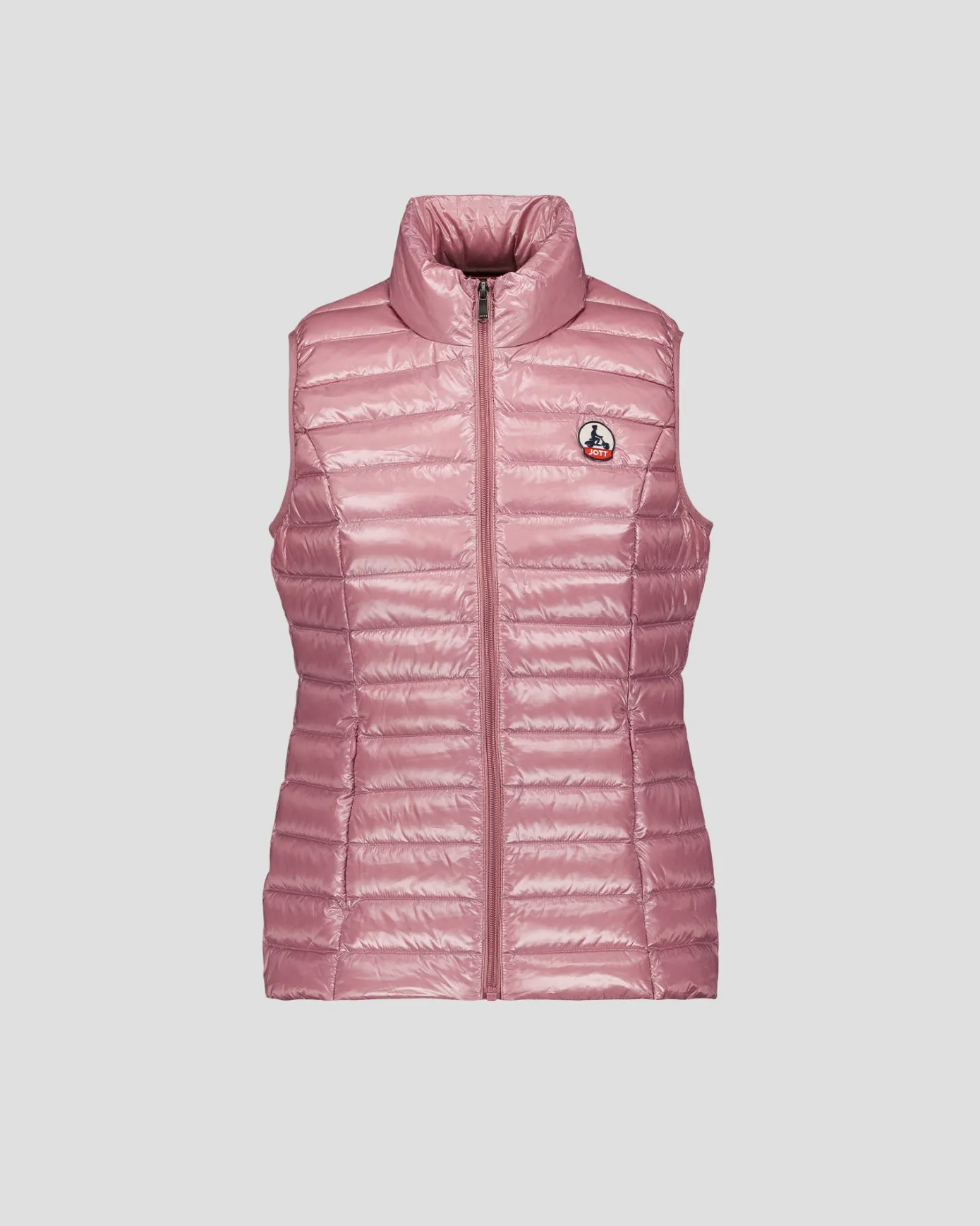 Doudoune légère sans manches Rose antique Seda shiny